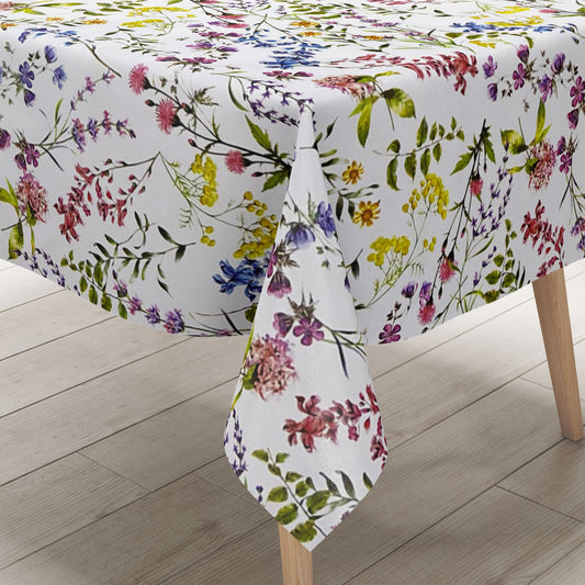 Wachstuch Tischdecke abwaschabr PVC Tischdecke Blumen eckig rund oval