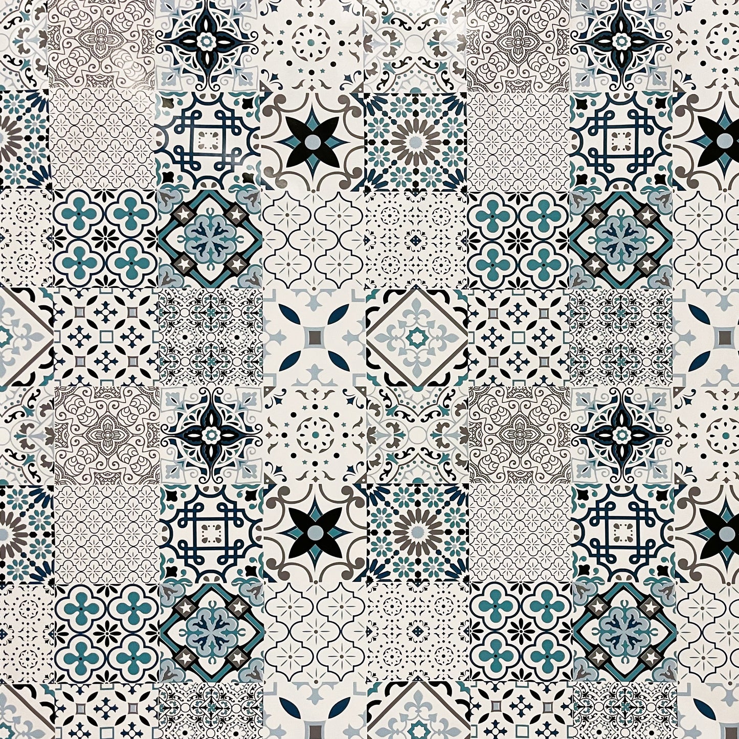 Mosaik Fliesen blau weiss kevkus wachstuchshop24