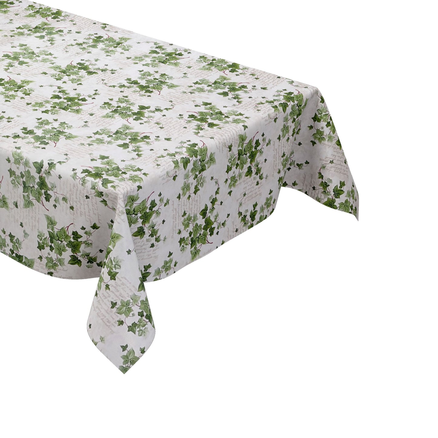 Nappe toile cirée B8965-01 feuilles de lierre carrée ronde ovale