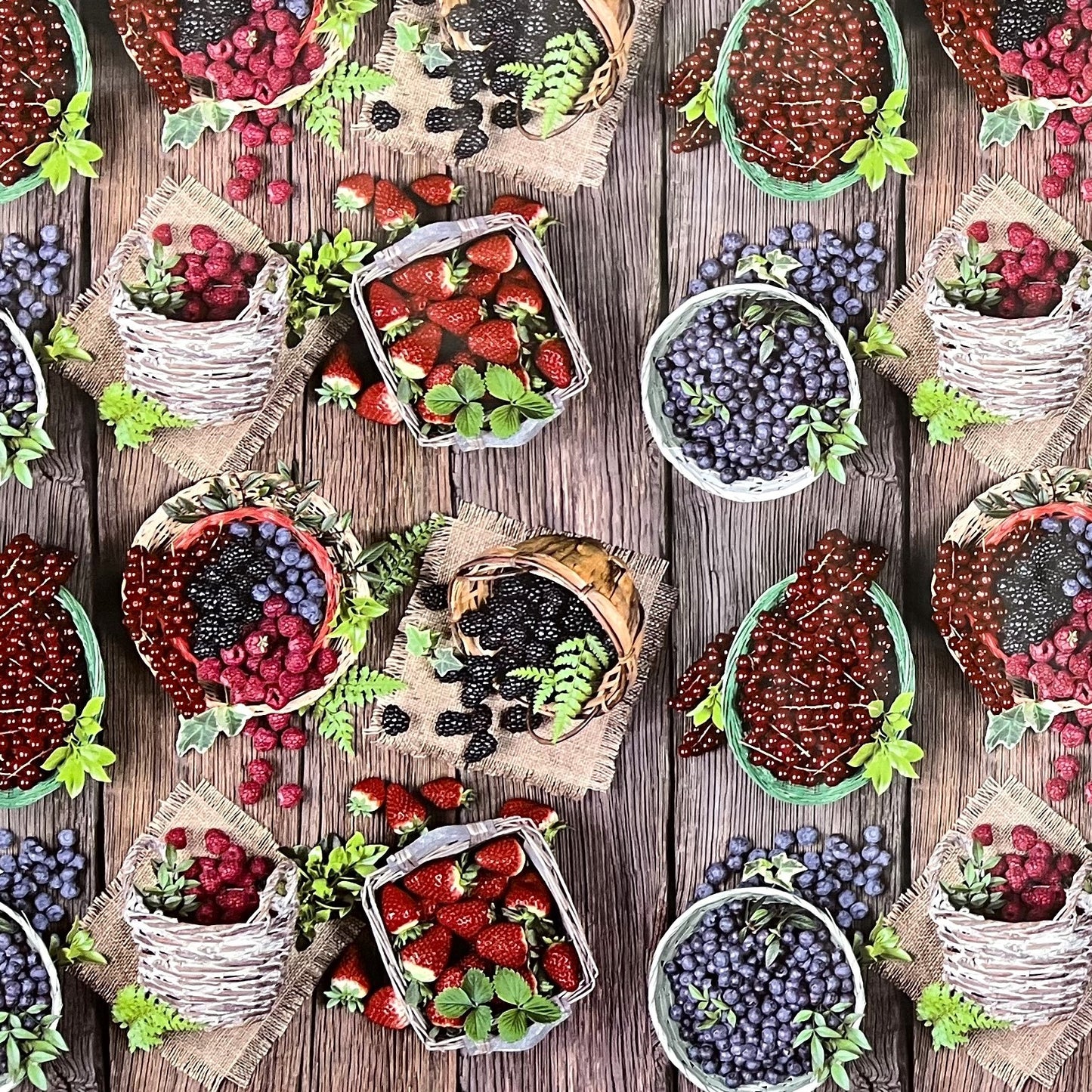 Oilcloth roll by the meter Roll goods BF10 Fruits on wood