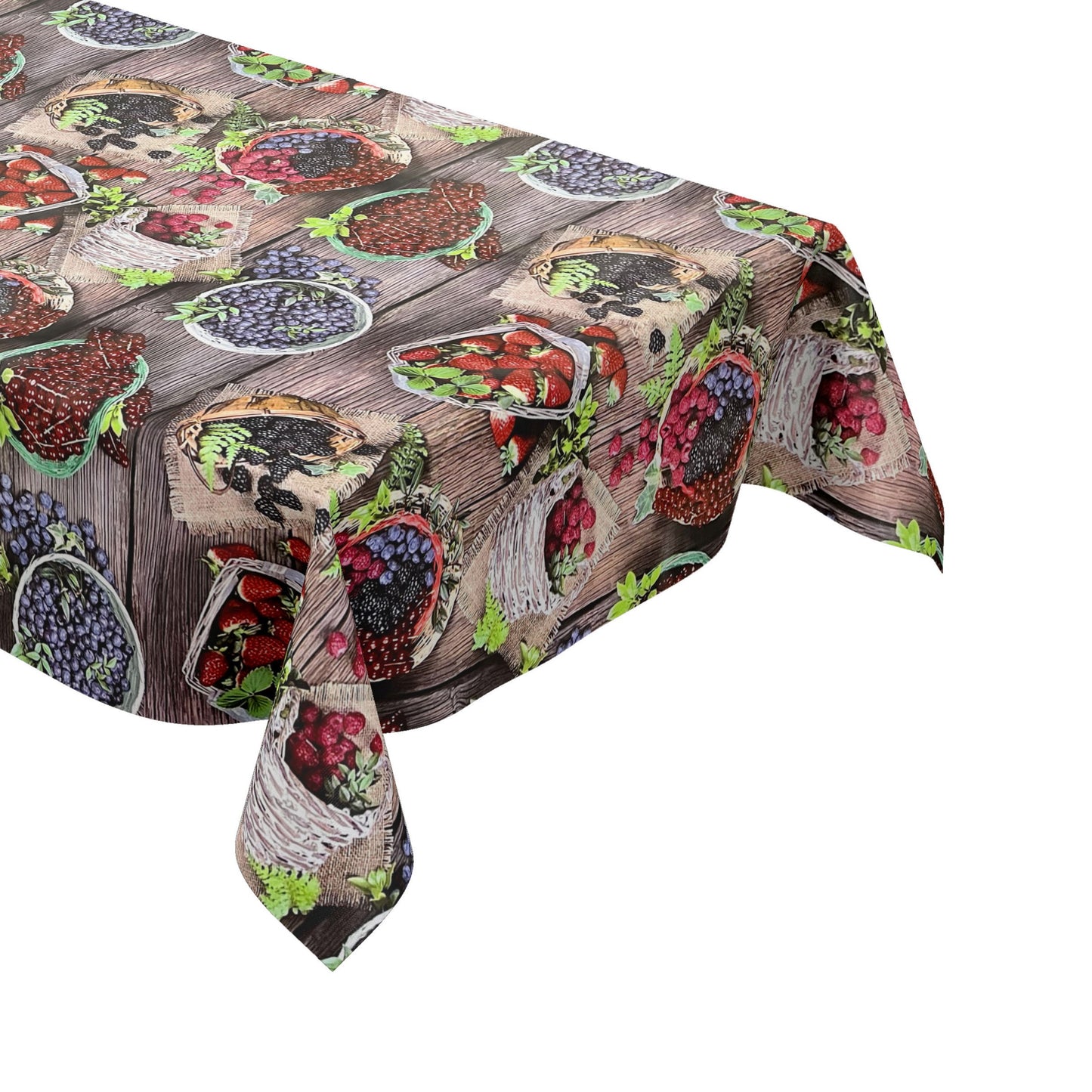 Oilcloth roll by the meter Roll goods BF10 Fruits on wood
