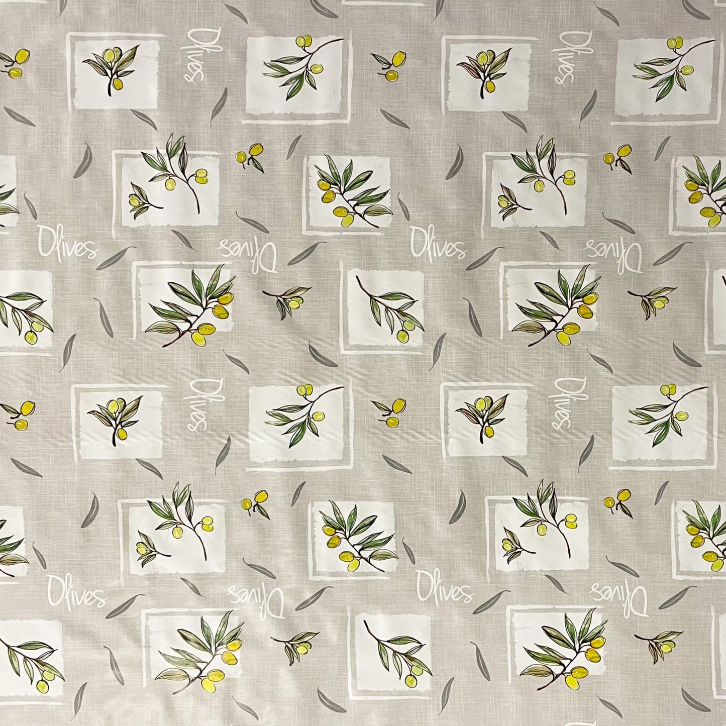 Wachstuch Tischdecke Olive