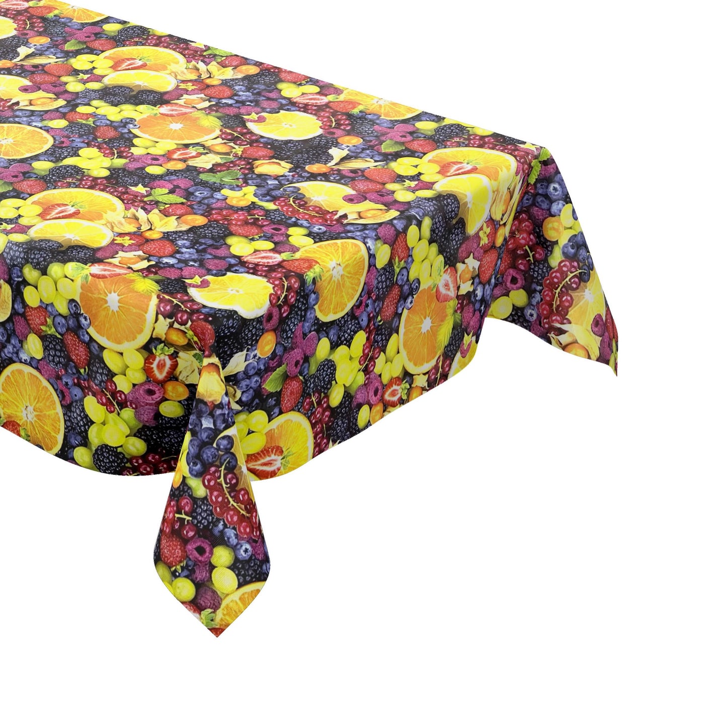 Wachstuch Tischdecke C320 Obst Früchte eckig rund oval