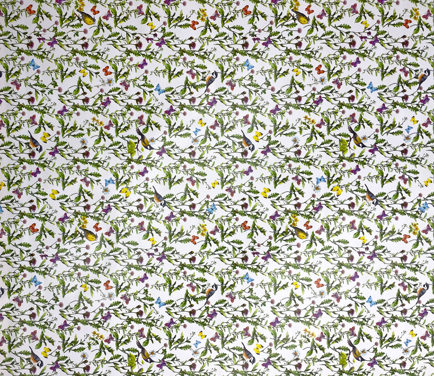 Wachstuch Tischdecke K150058 Blumenwiese Schmetterlinge eckig rund oval