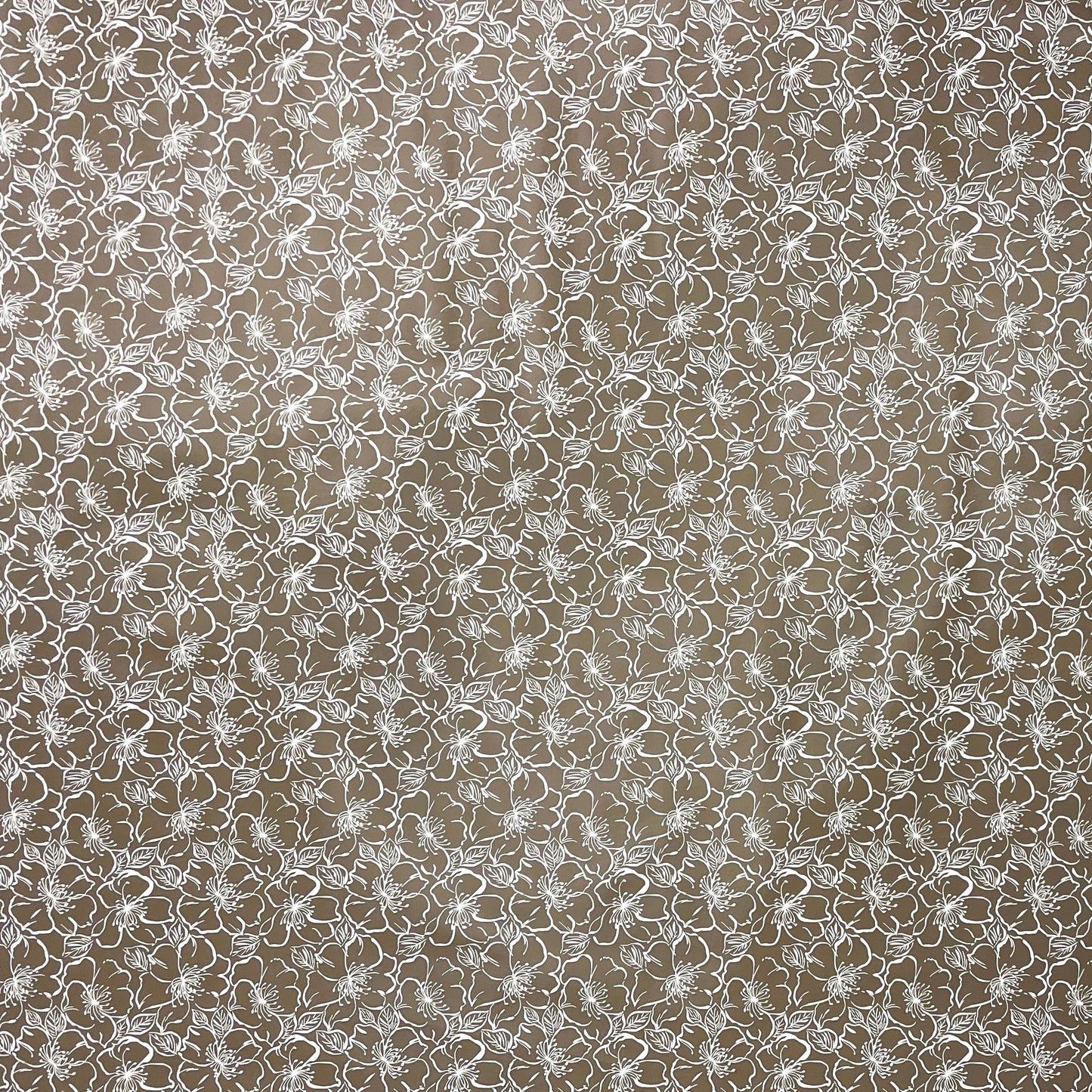 Wachstuch Tischdecke K150172 Barock florale Linien hellbraun eckig rund oval