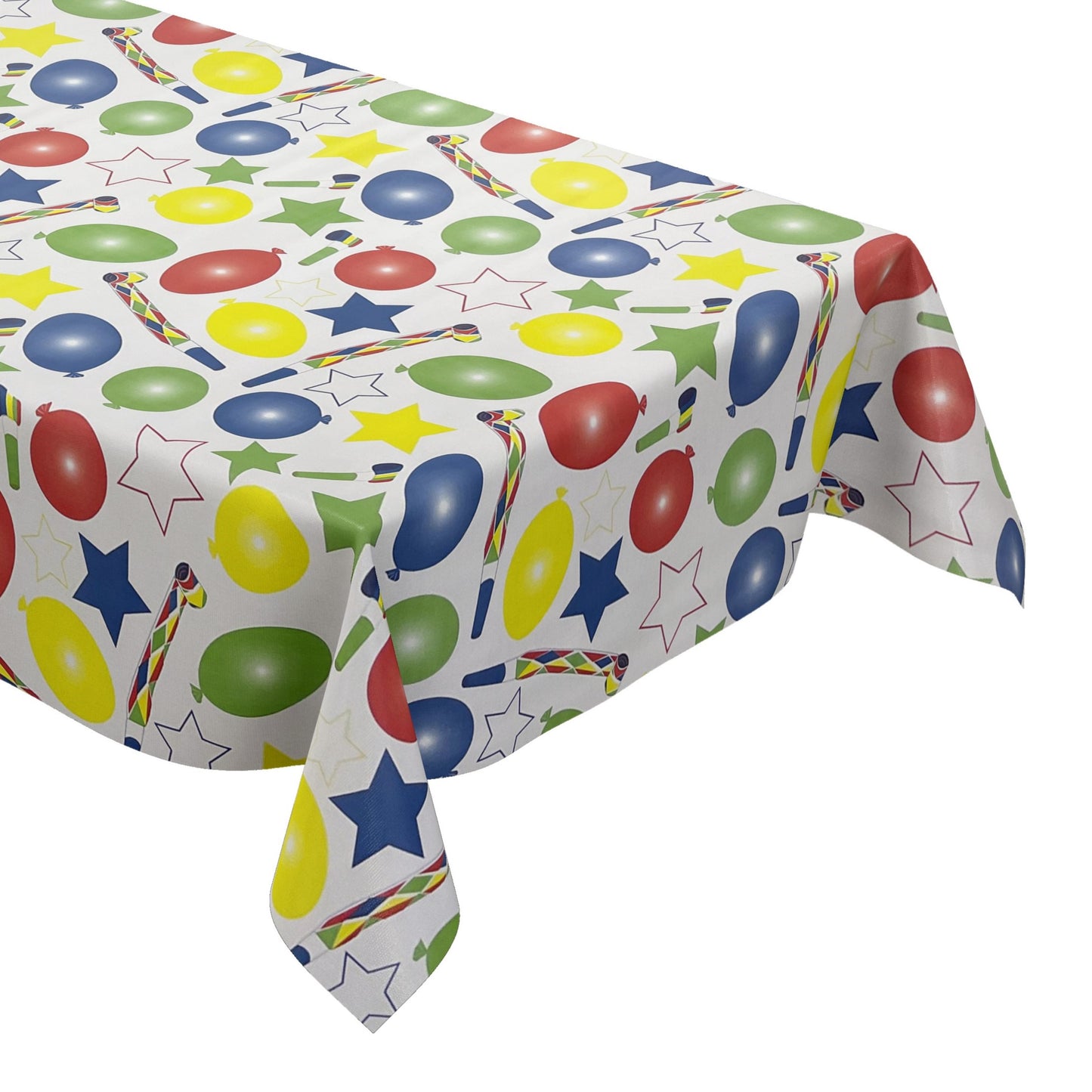 Oilcloth tablecloth K150180 Birthday Balloon Party square round oval