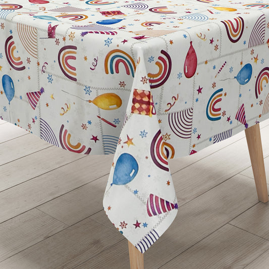 Wachstuch Tischdecke Fasching