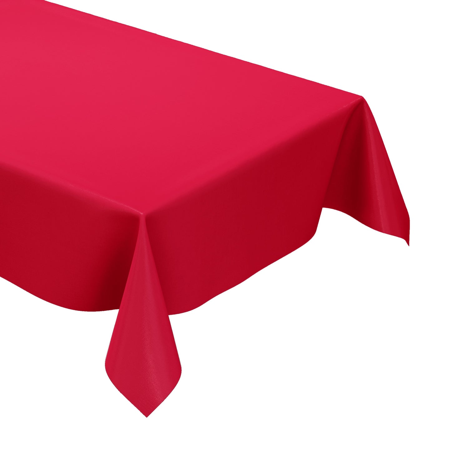 Oilcloth tablecloth uni 186 plain red square round oval