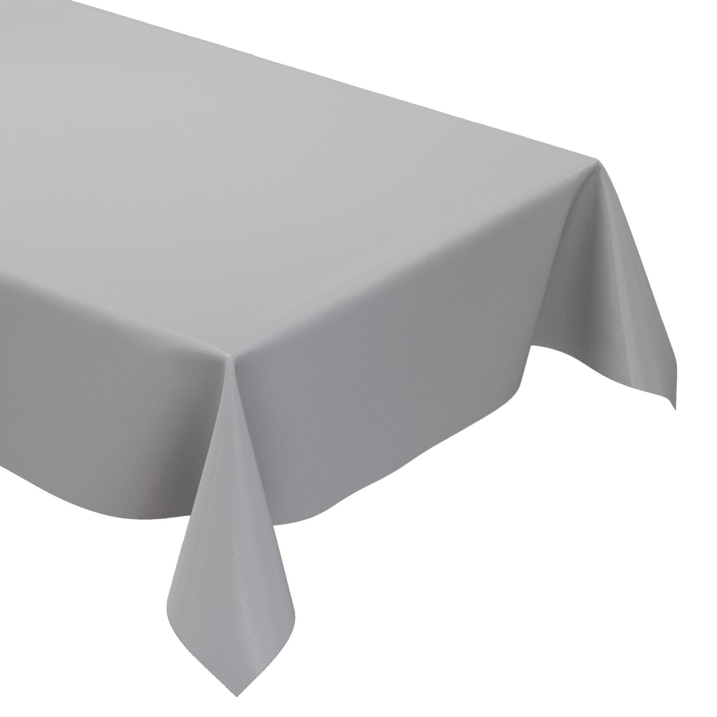 Oilcloth tablecloth uni 422 plain grey square round oval