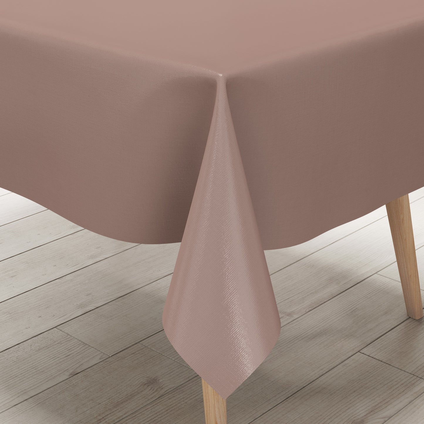 Wachstuch Tischdecke uni 4725 einfarbig hellbraun eckig rund oval