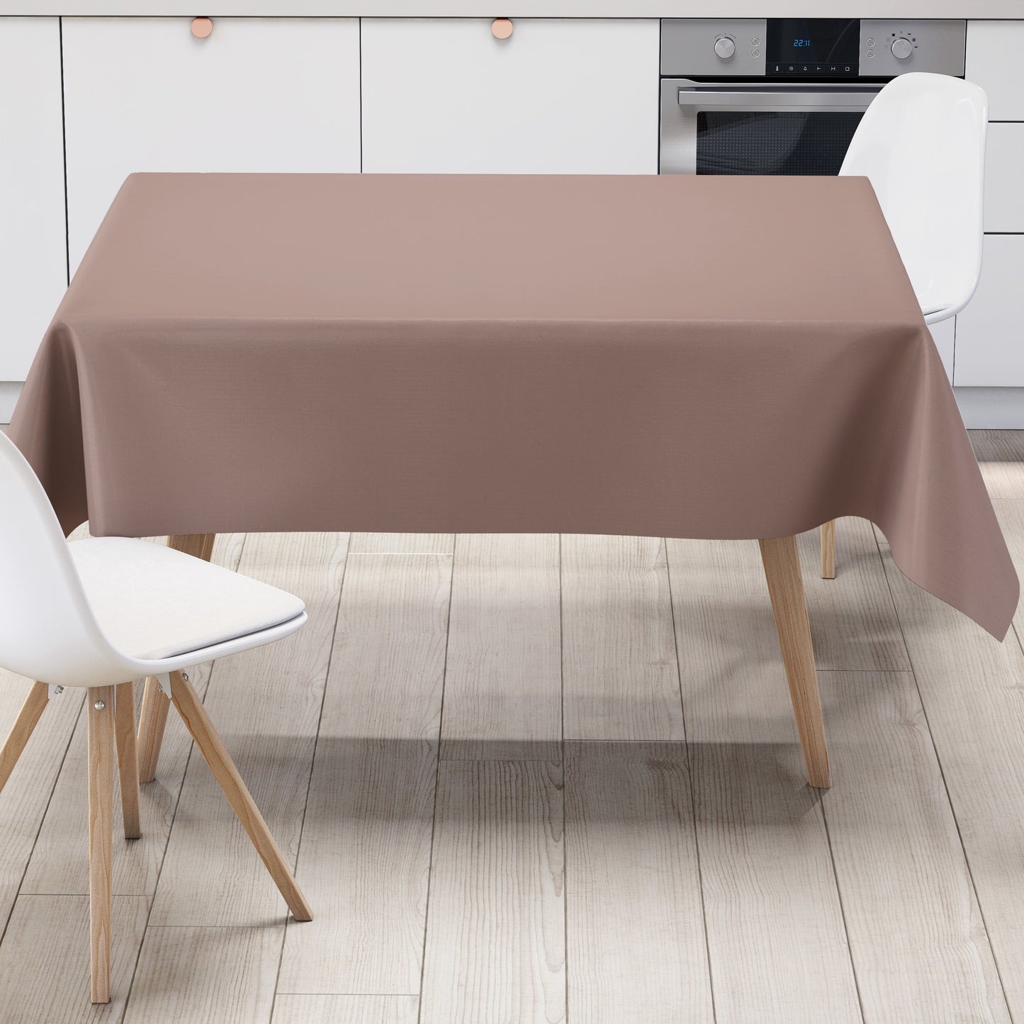 Wachstuchrolle Rolle Meterware Wachstuch uni einfarbig braun hellbraun kaufen