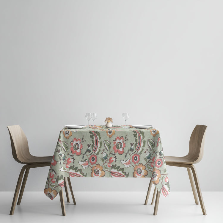Jacquard Tischdecken aus beschichteter Baumwolle