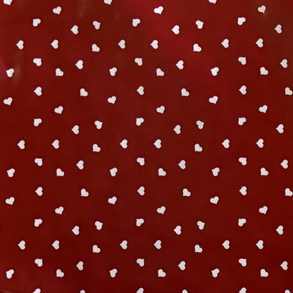 Wachstuch Tischdecke 01118-01 rot Herzen LOVE Liebe eckig rund oval