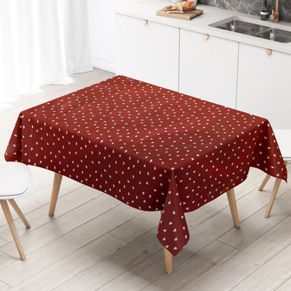 Wachstuch Tischdecke HErzen Love