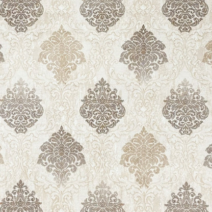 Wachstuch Tischdecke Barock Ornamente beige
