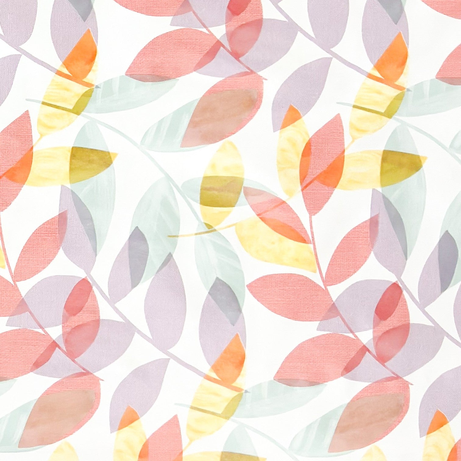 Wachstuch Tischdecke Lebendiges und Modernes Blätterdesign für eine Fröhliche Tischdekoration