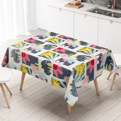 Wachstuch Tischdecke Lotusblüte Dschungel