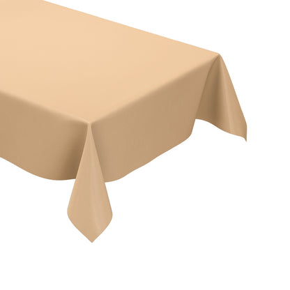 Wachstuch Tischdecke einfarbig uni apricot