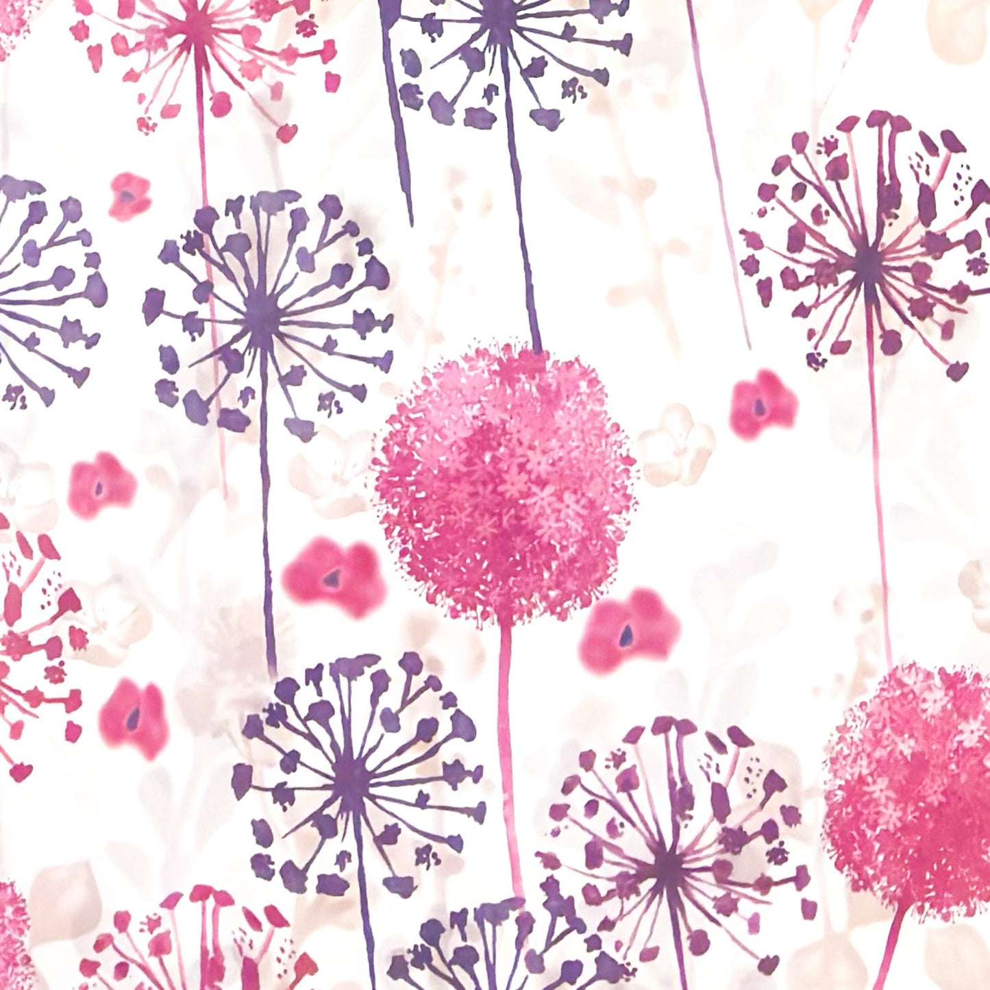 Wachstuch Tischdecke Pusteblume Pink