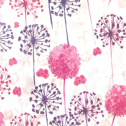 Wachstuch Tischdecke Pusteblume Pink