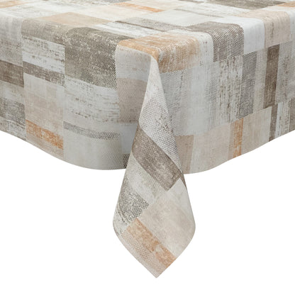 Wachstuch Tischdecke 160 cm Breite Übergröße 550-4 Vintage Oldstyle wählbar in eckig, rund und oval