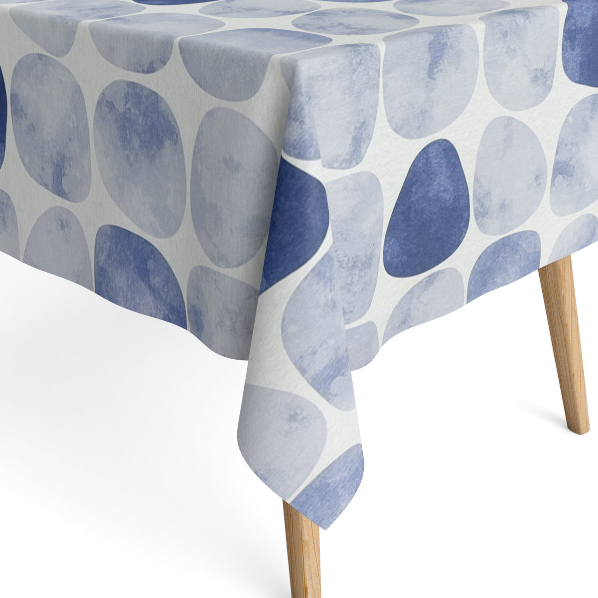 textile Tischdecke Jacquard beschichtete Baumwolle ARAPOFF RIO Steine –