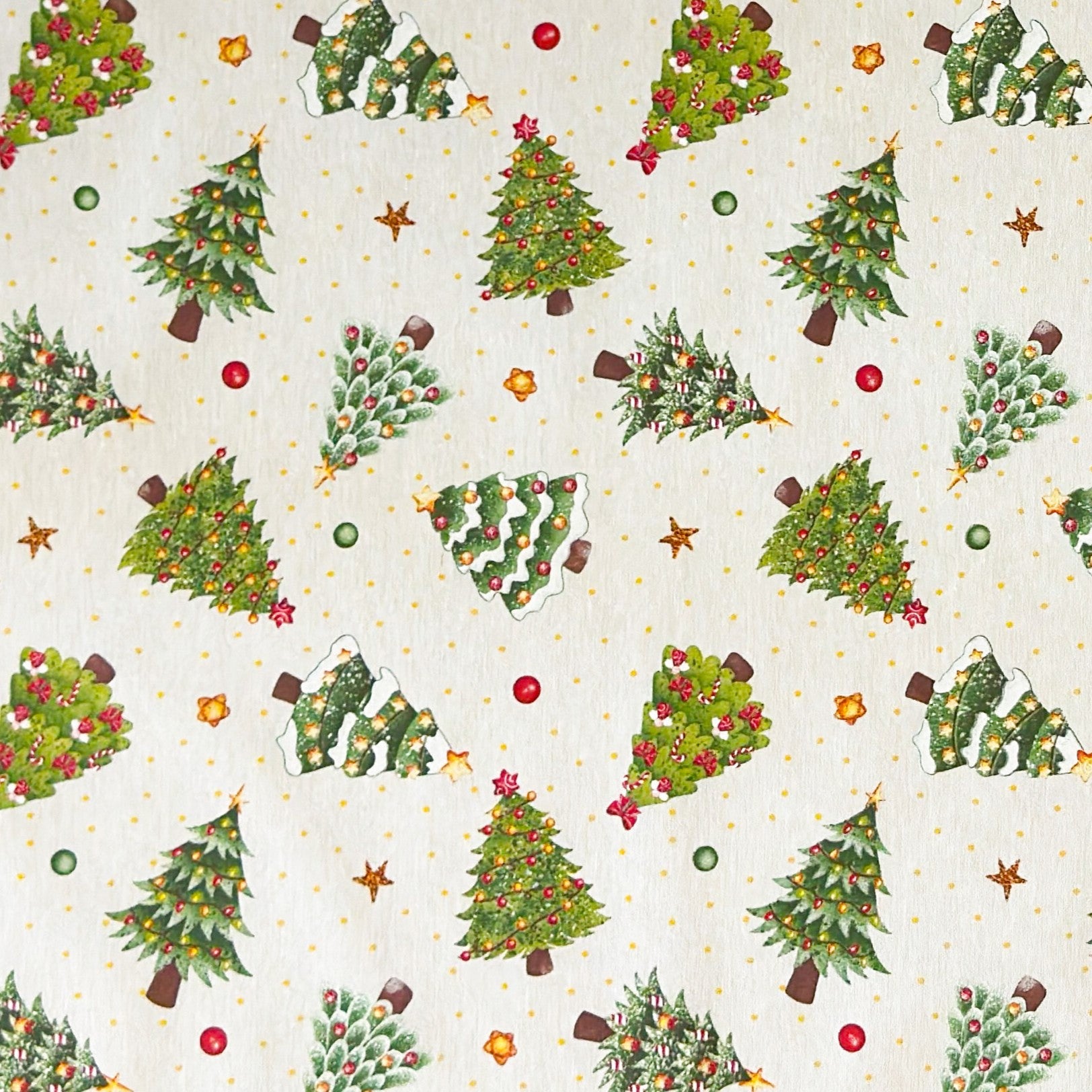 Tischdecke beschichtete Baumwolle Weihnachten Tannenbaum
