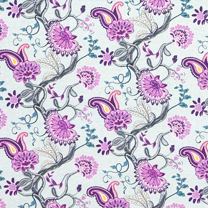 Jacquard Tischdecke aus beschichteter Baumwolle mit Fleckenschutz ARCHIE101 hellblau im Boho-Stil eckig rund oval