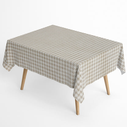 beschichtete Baumwolle Tischdecke Hahnentrittmuster