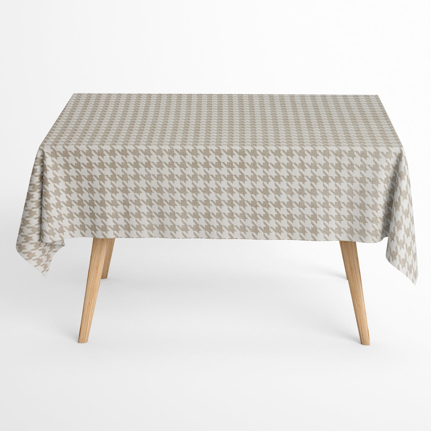 beschichtete Baumwolle Tischdecke Hahnentrittmuster