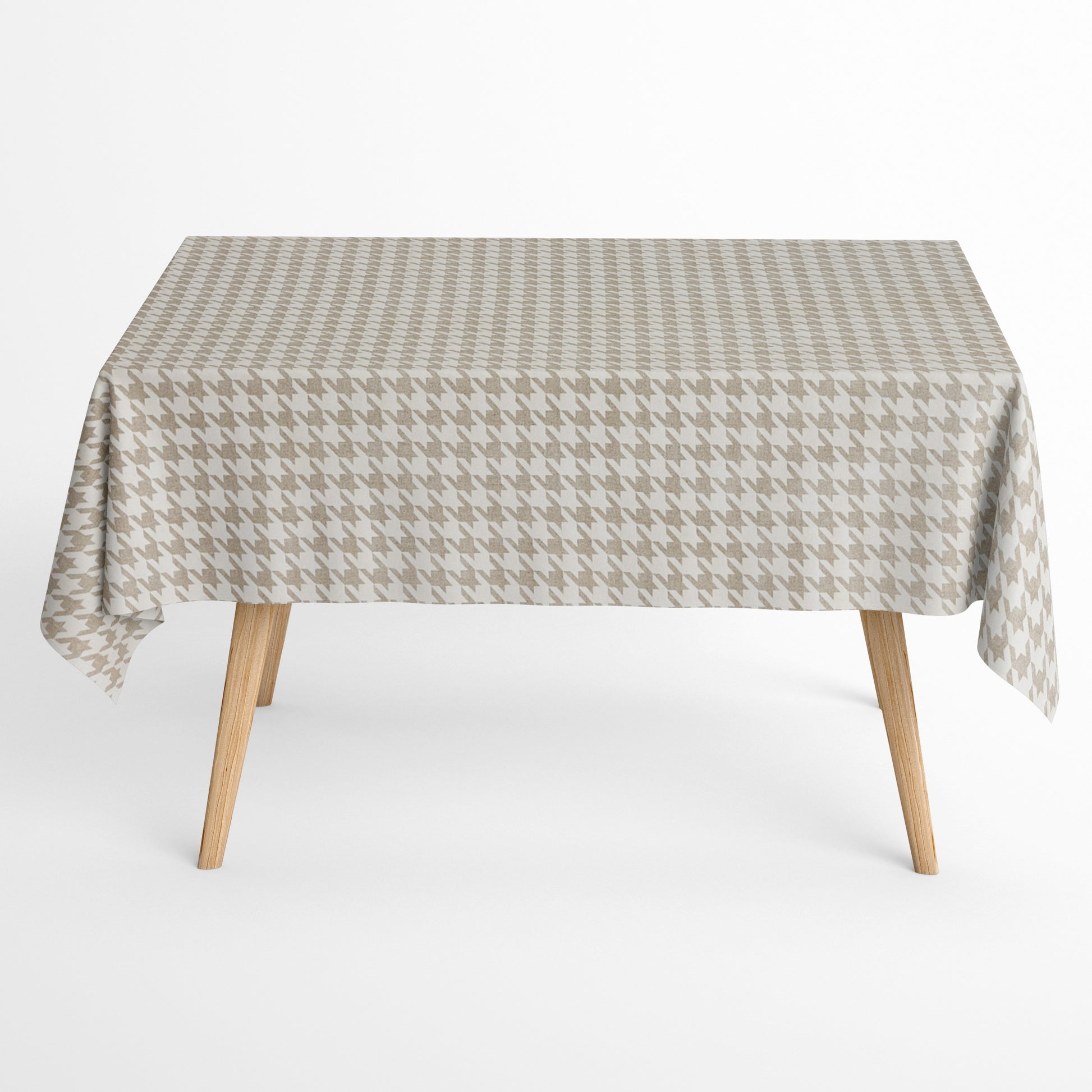 beschichtete Baumwolle Tischdecke Hahnentrittmuster