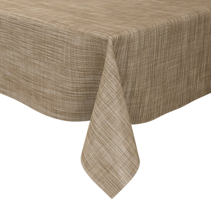 Oilcloth tablecloth 160 cm wide oversize B1778-01 beige linen look square round oval
