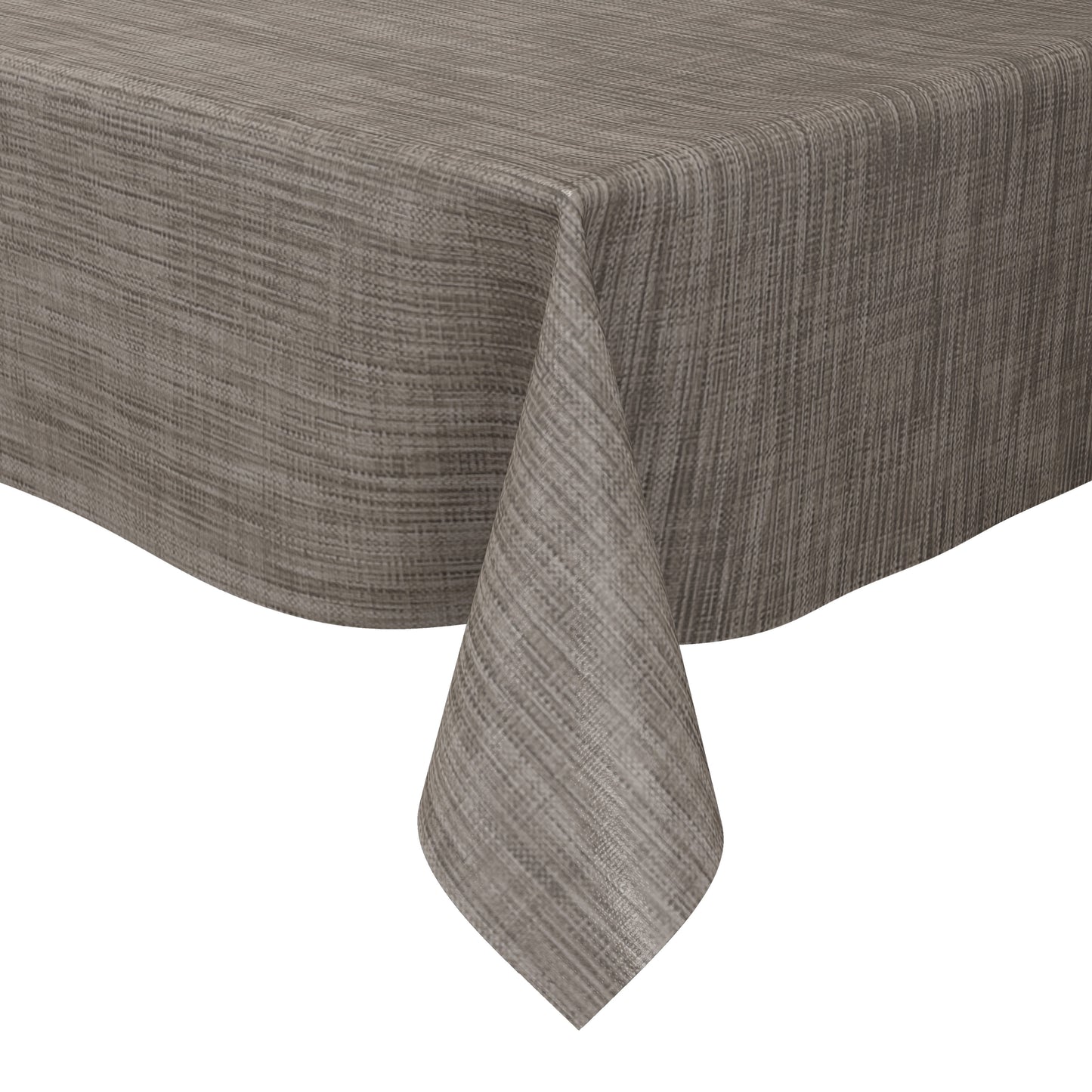Oilcloth tablecloth 160 cm wide oversize B1778-05 grey brown linen look square round oval