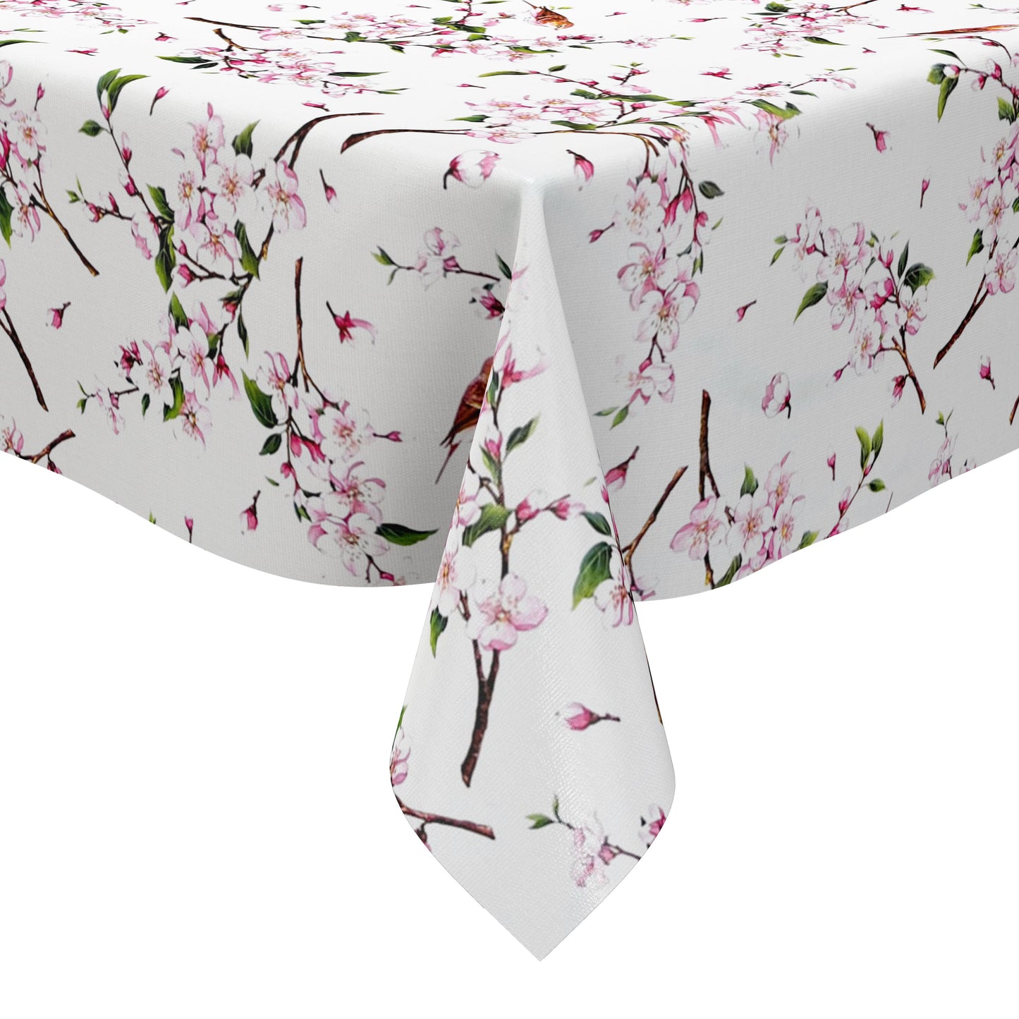 Nappe toile cirée vendue au mètre 01301-00 Pâques Lapin de Pâques Tulipes carrée ronde ovale