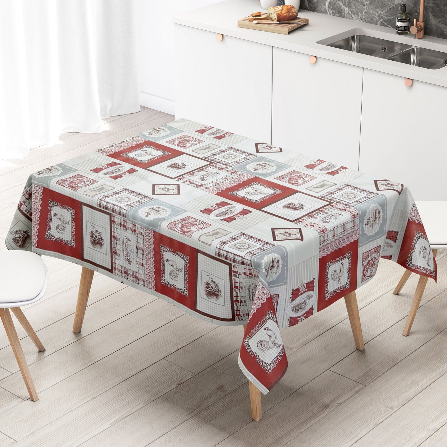 Rouleau de toile cirée ARTICLE SPÉCIAL Chicken Country House B3892-01 Rouleau de marchandises