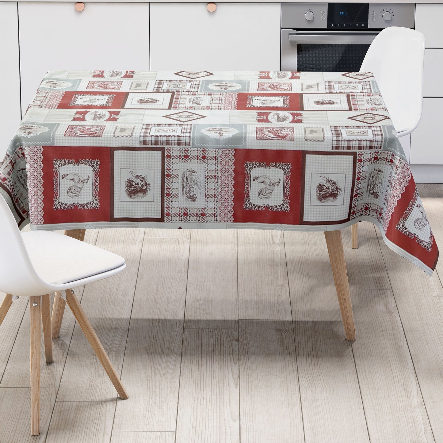 Rouleau de toile cirée ARTICLE SPÉCIAL Chicken Country House B3892-01 Rouleau de marchandises