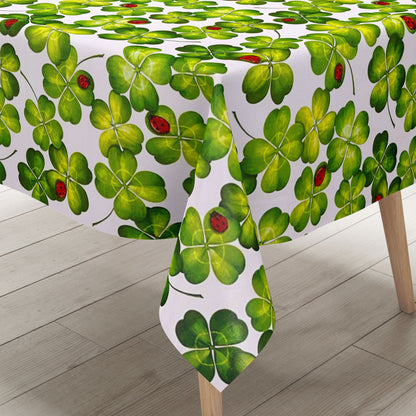 Wachstuchrolle Meterware Rollenware B3907-01 Kleeblätter Marienkäfer Klee