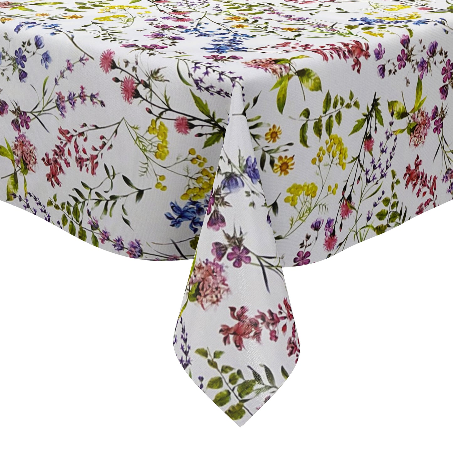 Nappe toile cirée vendue au mètre 01301-00 Pâques Lapin de Pâques Tulipes carrée ronde ovale