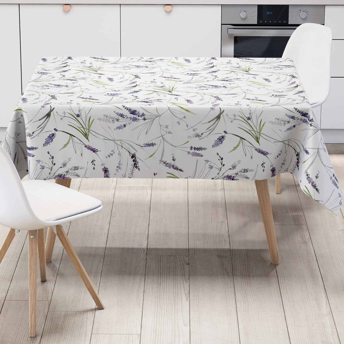 Tischdeko Plastik Rund Unique Party Supplies – Runde Kunststoff-Tischdecke, 213 Cm Durchmesser, Lavendel, Wasserdicht, Robust, Für Partys, Geburtstage & Events