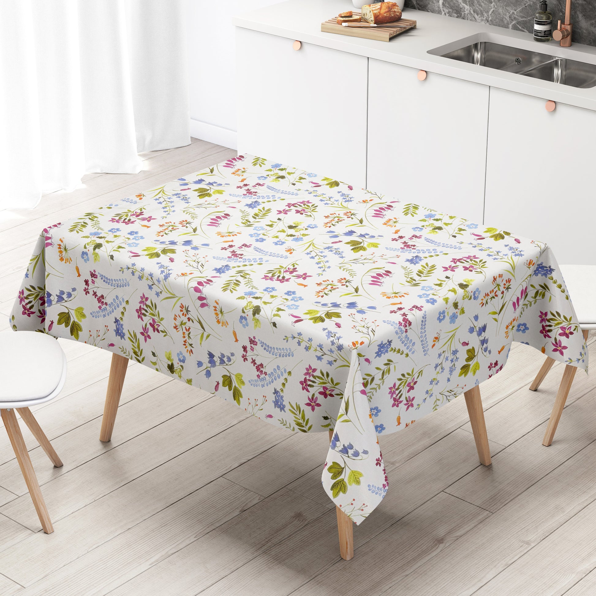 Wachstuch Tischdecke Blumenwiese