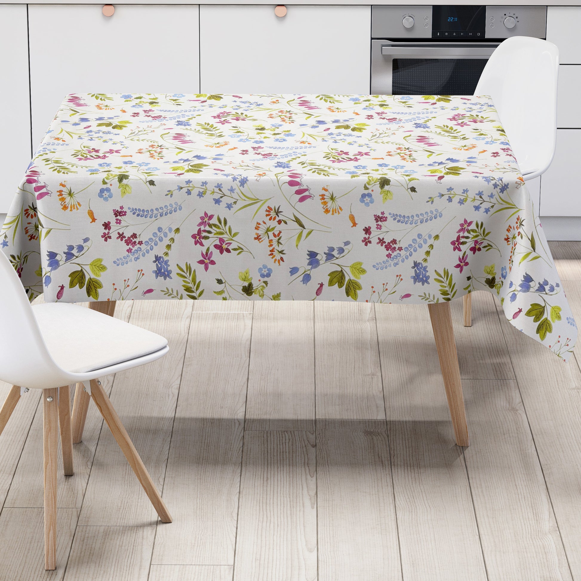 Wachstuch Tischdecke Blumenwiese