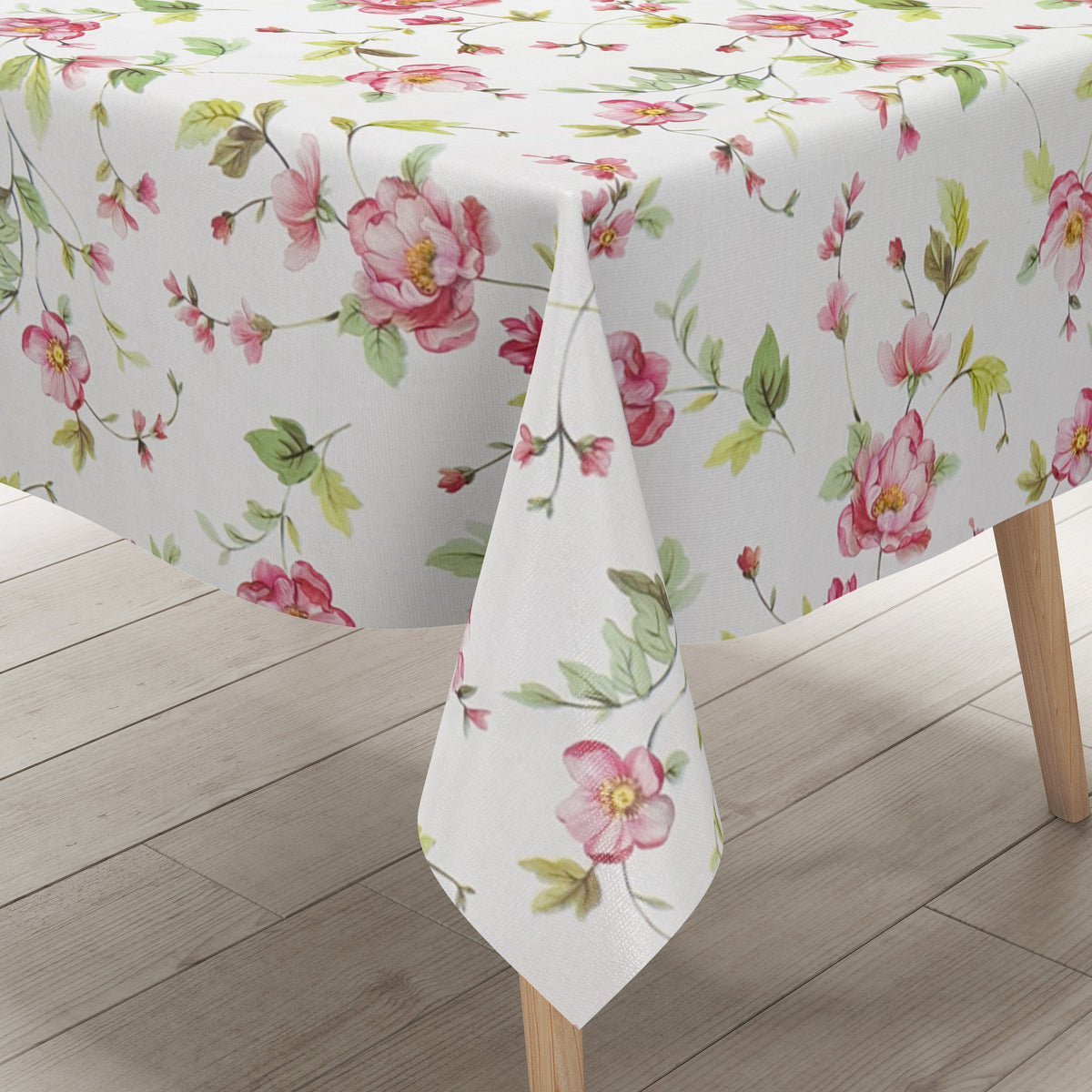 Wachstuch Tischdecke geprägt B4065-01 Rosen Blüten eckig rund oval –