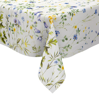Wachstuch Tischdecke B4083-01 Blumenwiese Gräser eckig rund oval