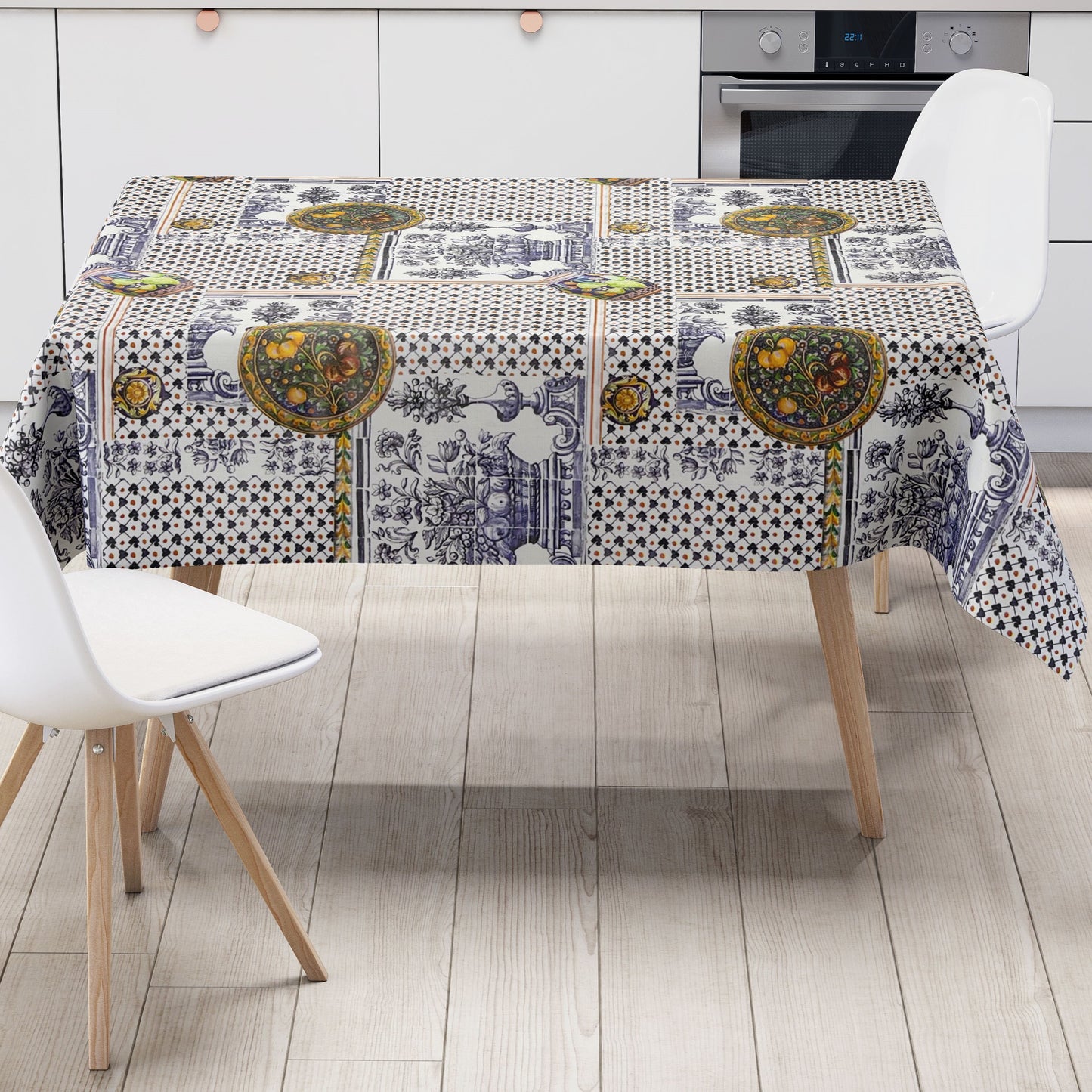 Rouleau de toile cirée ARTICLES SPÉCIAUX Carreaux de cuisine B5036-01 Rouleau de marchandises