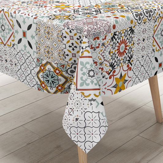 Wachstuch Tischdecke Fliesen Mosaik