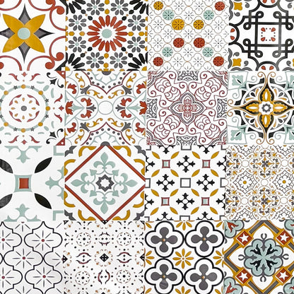 Wachstuch Tischdecke Fliesen Mosaik