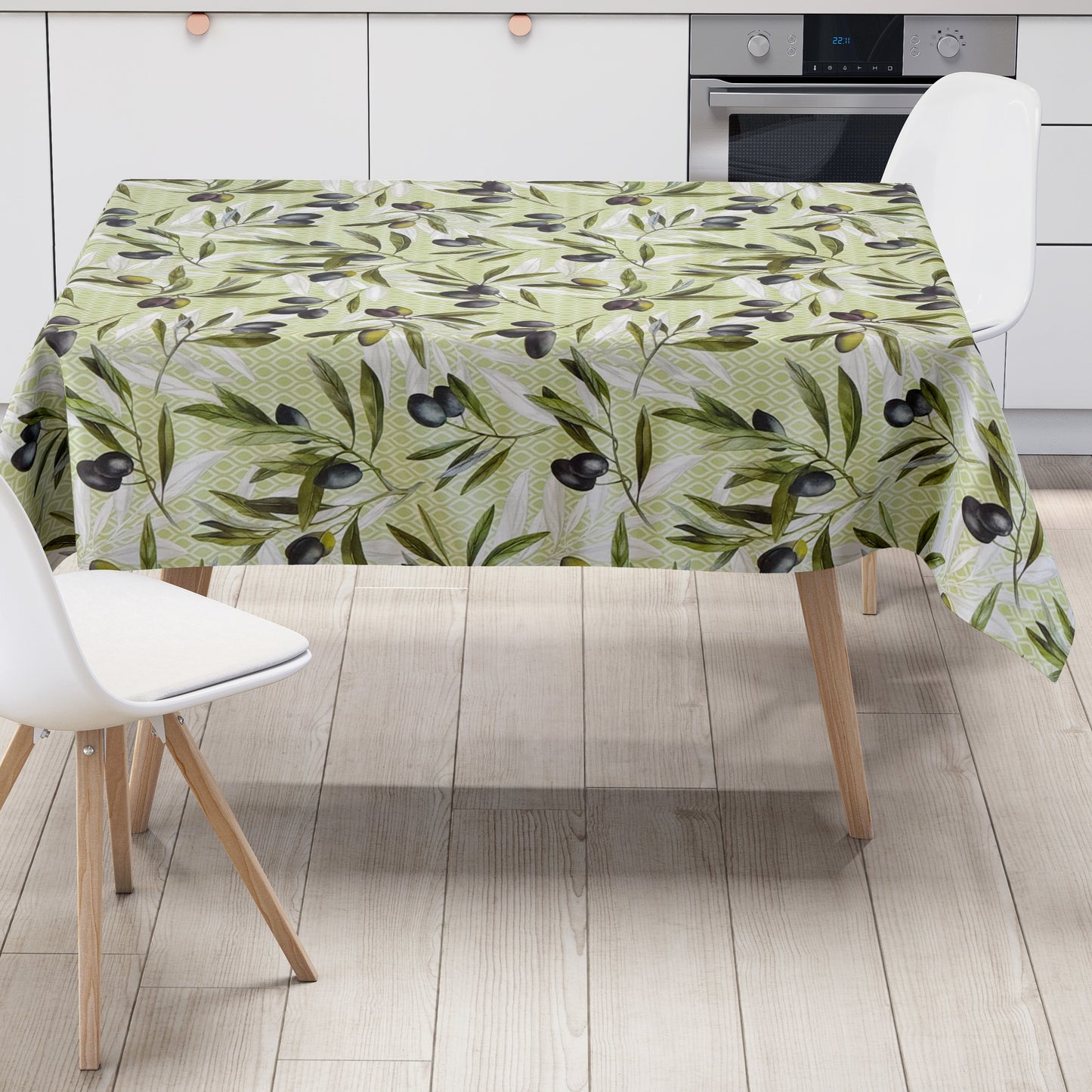 Wachstuch Tischdecke Oliven mediterran