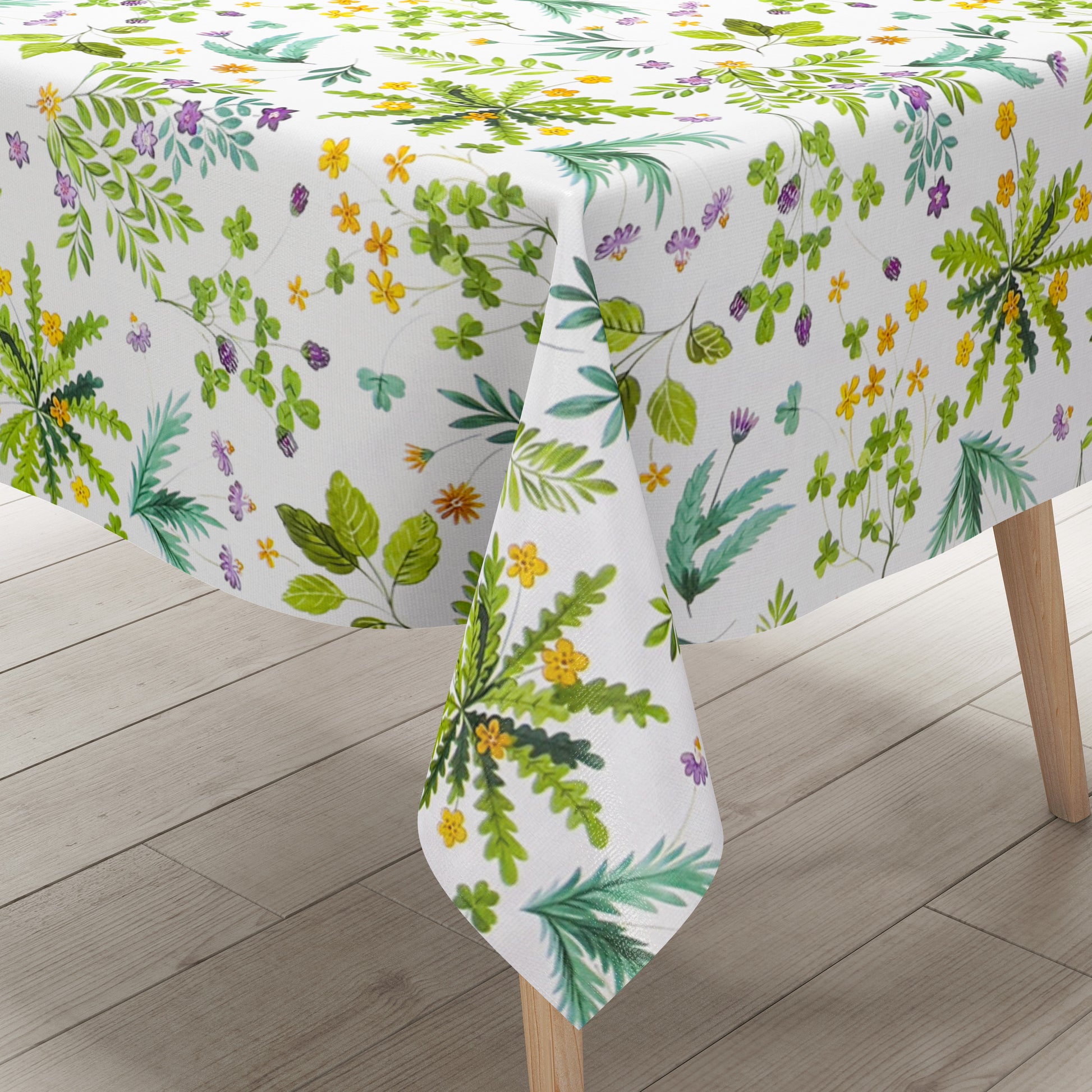 Wachstuch Tischdecke Feldblumen