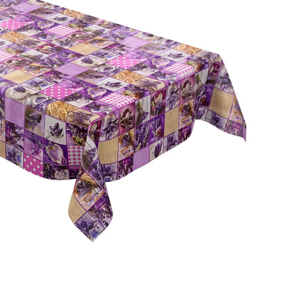 Rouleau de toile cirée ARTICLE SPÉCIAL Patchwork Lavande B9014-01 Rouleau de marchandises