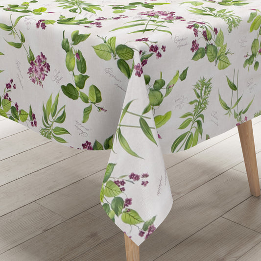 Wachstuch Tischdecke Küchenkräuter